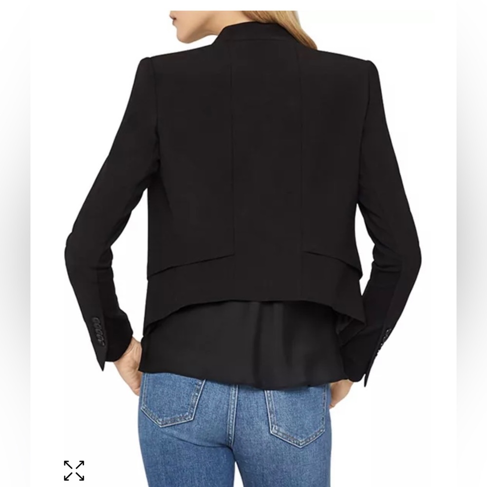 BCBGMAXAZRIA Women's Black Blazer Jacket - Picture 5 of 6